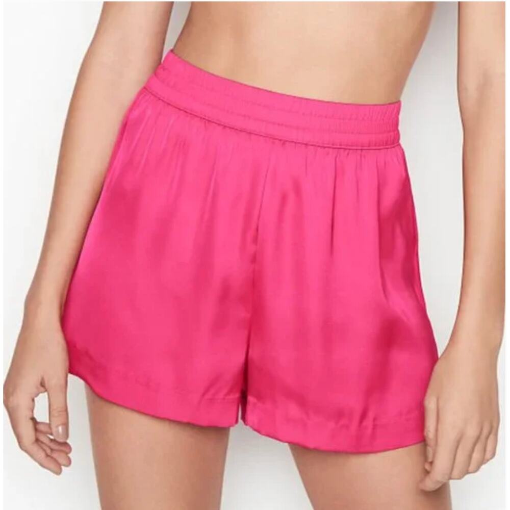 Victoria's Secret Double Layer Hot Pink Chiffon Shorts - XS